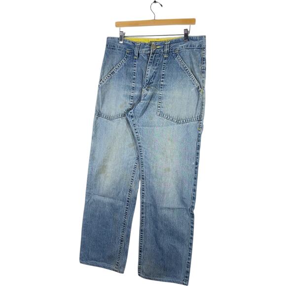 Vintage CLH Straight Leg Denim Jeans 34x34 - Picture 3 of 7